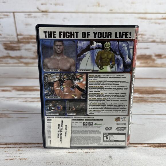 WWE SmackDown vs. Raw 2006 (Sony PlayStation 2, 2005) No Manual - Tested - Picture 3 of 3